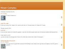 Tablet Screenshot of klown-complex.blogspot.com