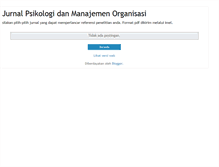 Tablet Screenshot of jurnal-psikologi.blogspot.com