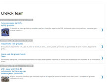 Tablet Screenshot of chekokteam.blogspot.com