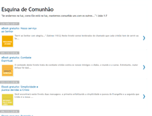 Tablet Screenshot of esquinadecomunhao.blogspot.com