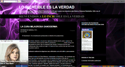 Desktop Screenshot of loincreibleeslaverdad.blogspot.com