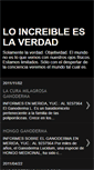 Mobile Screenshot of loincreibleeslaverdad.blogspot.com