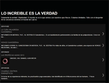 Tablet Screenshot of loincreibleeslaverdad.blogspot.com