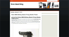 Desktop Screenshot of 9mmblankfiring.blogspot.com