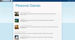 Desktop Screenshot of personalgaines.blogspot.com