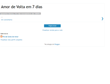 Tablet Screenshot of amordevoltaem7dias.blogspot.com