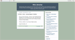 Desktop Screenshot of ohlibrarian.blogspot.com
