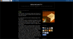 Desktop Screenshot of brainsanity.blogspot.com