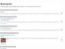 Tablet Screenshot of brainsanity.blogspot.com