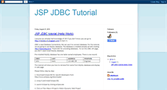 Desktop Screenshot of jspjdbc.blogspot.com