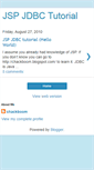 Mobile Screenshot of jspjdbc.blogspot.com