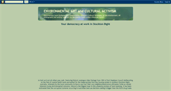 Desktop Screenshot of environmentalartactivism.blogspot.com