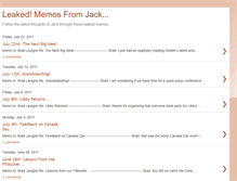 Tablet Screenshot of memosfromjack.blogspot.com