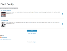 Tablet Screenshot of amfinchfamily.blogspot.com