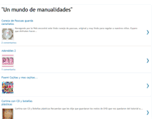 Tablet Screenshot of manualidadesmilu.blogspot.com
