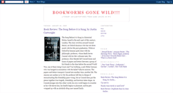 Desktop Screenshot of bookwormsgonewild.blogspot.com