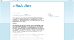 Desktop Screenshot of antiadoption.blogspot.com