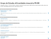 Tablet Screenshot of africanidadesaraucaria.blogspot.com
