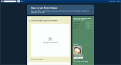 Desktop Screenshot of howtogetridofmoles.blogspot.com
