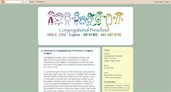Desktop Screenshot of congregationalpreschool.blogspot.com