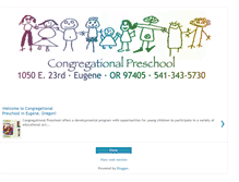 Tablet Screenshot of congregationalpreschool.blogspot.com