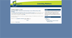 Desktop Screenshot of learningmatters-cquniversity.blogspot.com