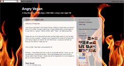 Desktop Screenshot of angry-vegan.blogspot.com