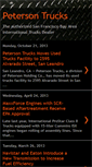 Mobile Screenshot of petersontrucks.blogspot.com