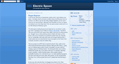 Desktop Screenshot of electricspoon.blogspot.com