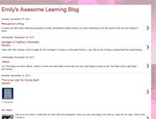 Tablet Screenshot of emilysawesomelearningblog.blogspot.com