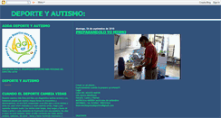 Desktop Screenshot of deporteyautismo.blogspot.com