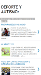 Mobile Screenshot of deporteyautismo.blogspot.com