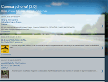 Tablet Screenshot of cuencachorra.blogspot.com