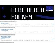 Tablet Screenshot of bluebloodhockey.blogspot.com