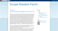 Desktop Screenshot of europeresidentpermit.blogspot.com