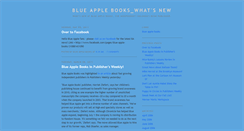 Desktop Screenshot of blueapplebooks.blogspot.com