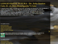 Tablet Screenshot of longevidadefutura.blogspot.com