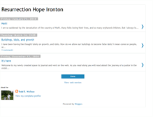 Tablet Screenshot of irontonministry.blogspot.com