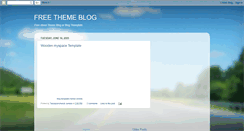 Desktop Screenshot of freethemeblog.blogspot.com