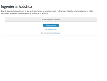 Tablet Screenshot of consultoriaacustica.blogspot.com