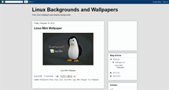 Desktop Screenshot of linuxbackgrounds.blogspot.com