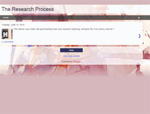 Tablet Screenshot of newresearchprocess.blogspot.com