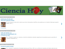 Tablet Screenshot of ciencia-hoy.blogspot.com