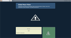 Desktop Screenshot of globalpeacevision.blogspot.com