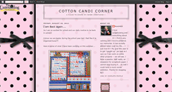 Desktop Screenshot of cottoncandicorner.blogspot.com