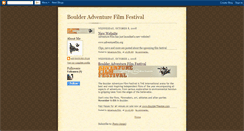 Desktop Screenshot of boulderadventurefilmfestival.blogspot.com