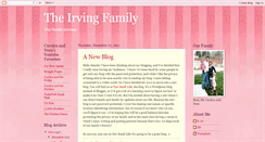 Desktop Screenshot of irvingfamilyblog.blogspot.com