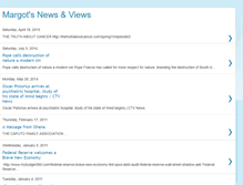 Tablet Screenshot of margotbviews.blogspot.com