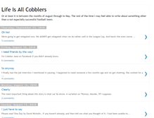 Tablet Screenshot of itisallcobblers.blogspot.com