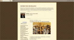 Desktop Screenshot of derecho-romano.blogspot.com